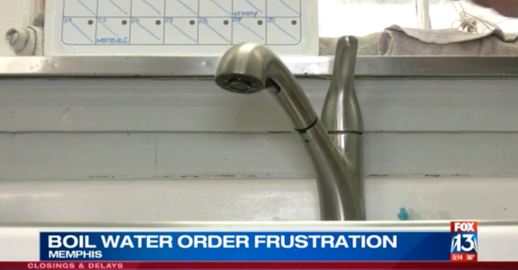 Residents in the Mid-South are without water